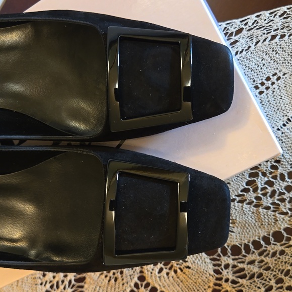 Browns Couture Suede Low Heeled pumps 9 EUC - Picture 6 of 12